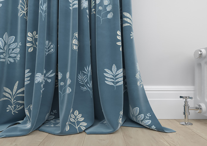 Botanical Velvet, Oceania - Made to Measure Curtains - Image 6